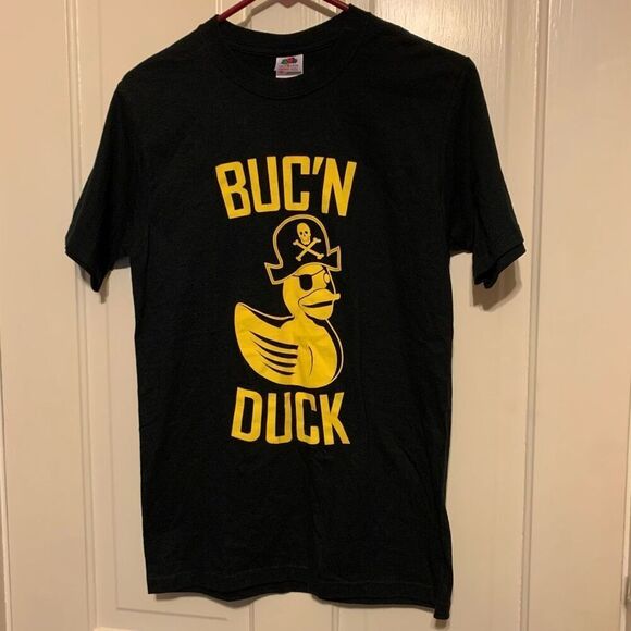 Pittsburgh Pirates Buc’n Duck Size Small T-Shirt - Picture 2 of 7